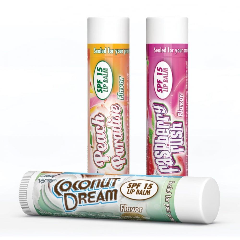 Fiesta Sun Fruity Lip Balms SPF 15 - Tan Junkie