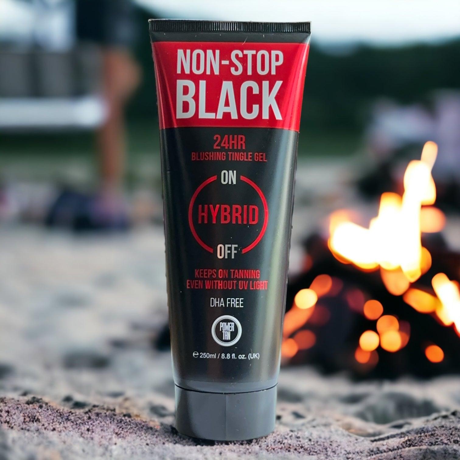 Non-Stop Black Hybrid Tingle Gel - Tan Junkie