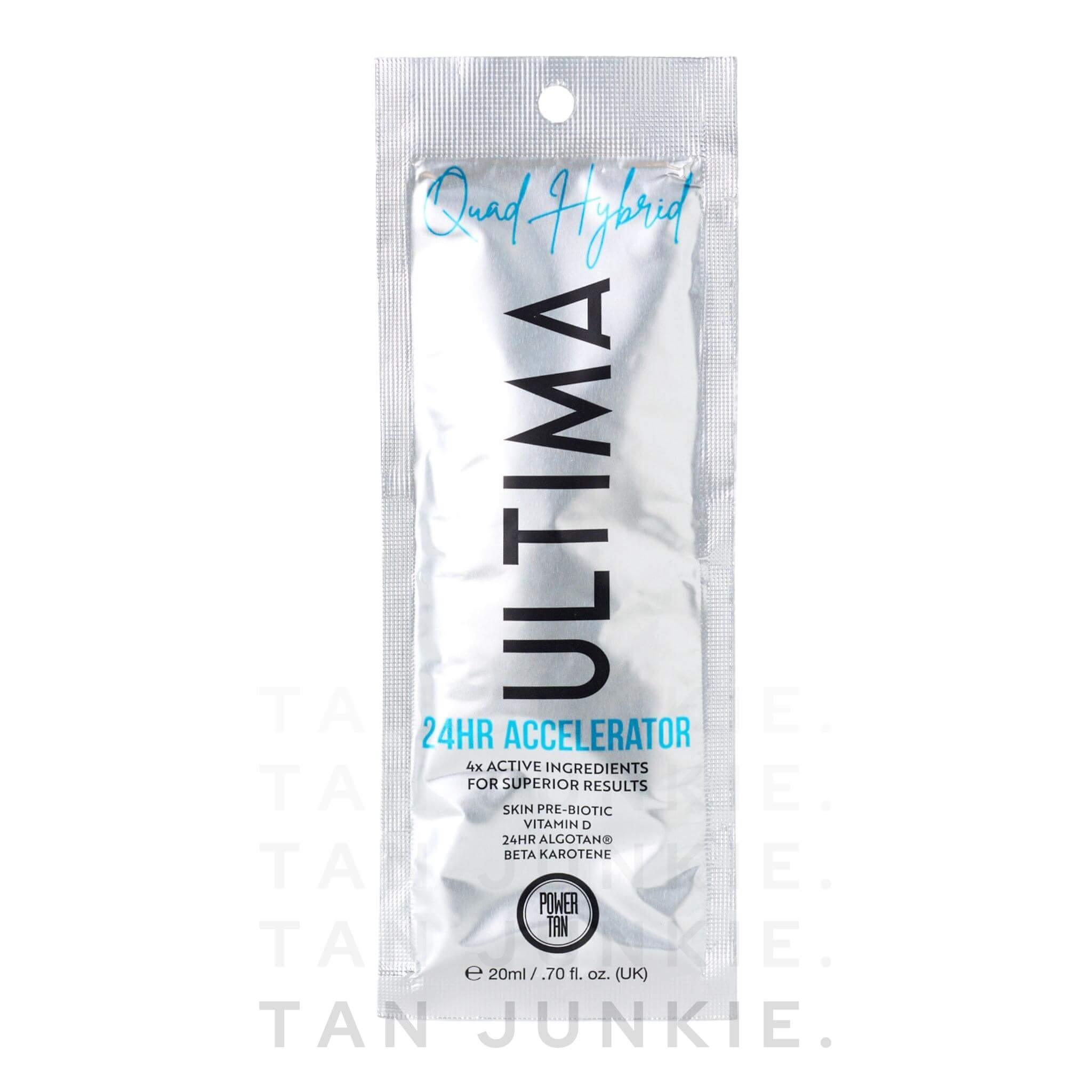 Ultima Quad Hybrid Accelerator Sachet 20ml - Tan Junkie