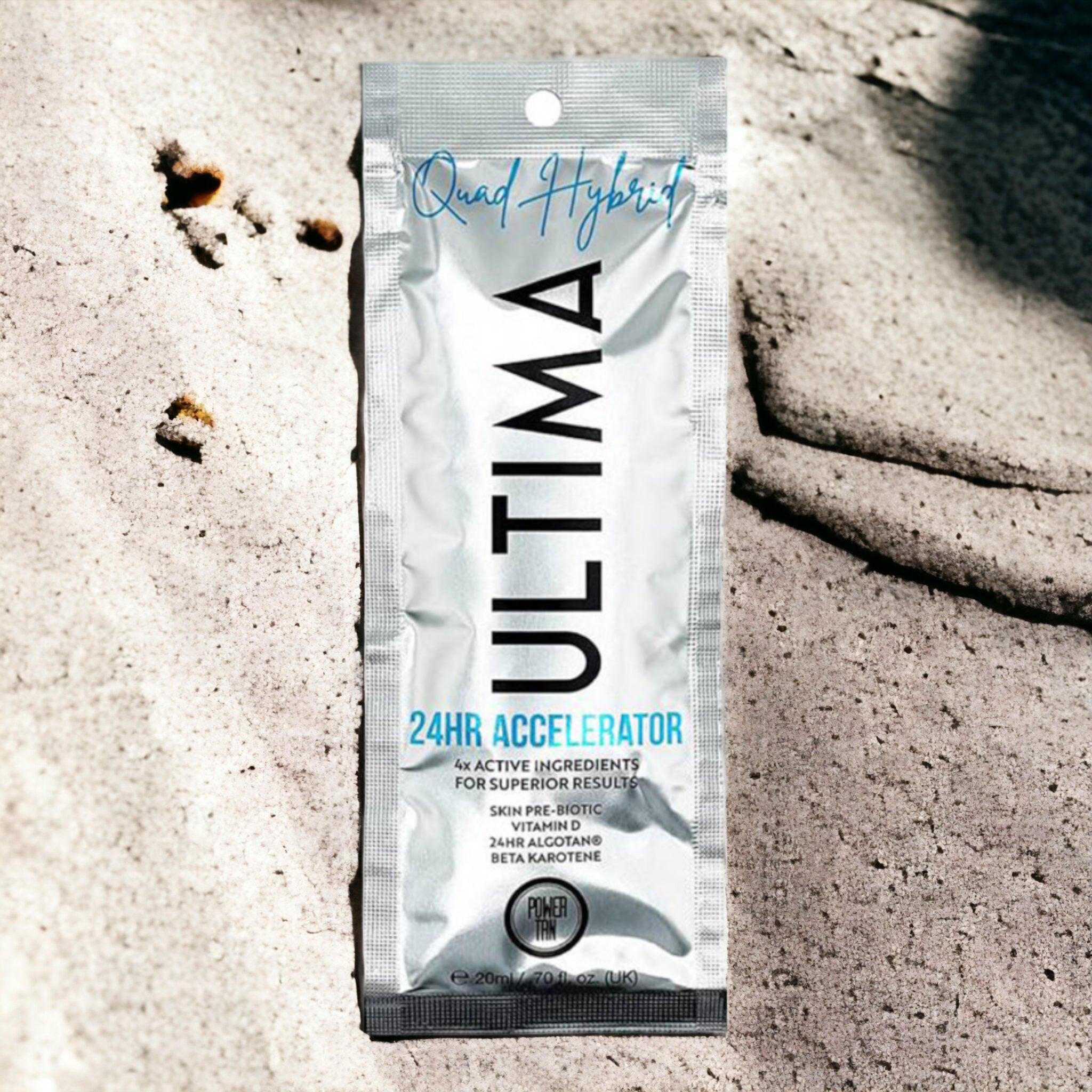 Ultima Quad Hybrid Accelerator Sachet 20ml - Tan Junkie