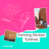 Tanning Stickers - Tan Junkie