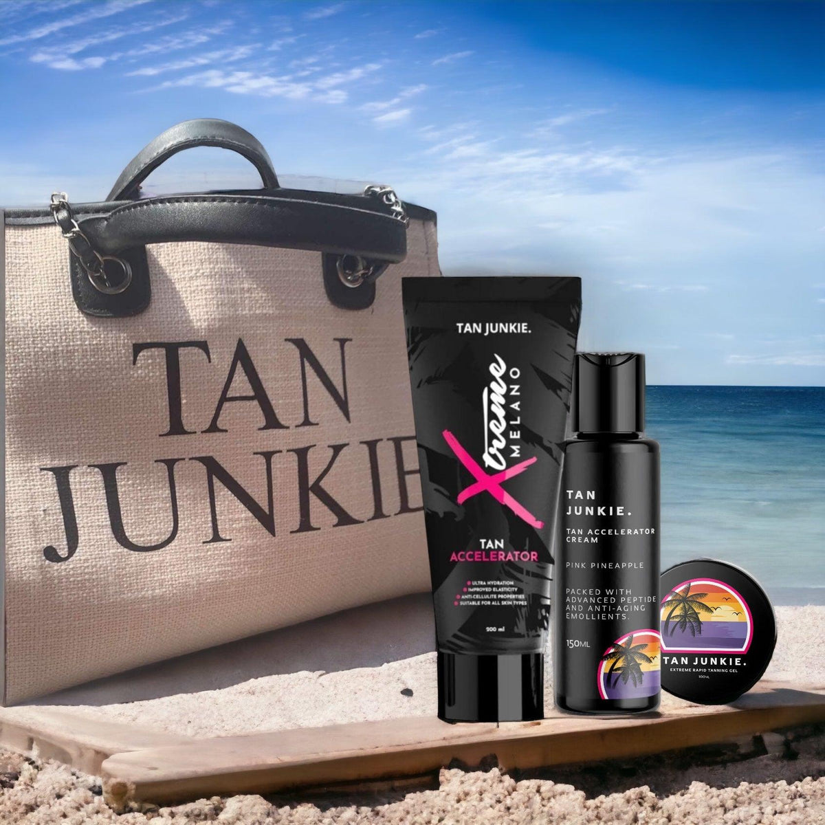 Tan Junkie Limited Edition - Beach Tote Bag - Tan Junkie
